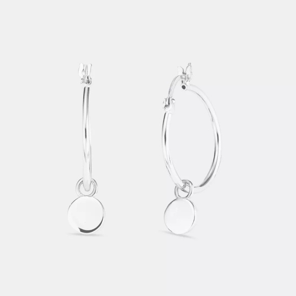 Amor Creolen Damen Silber 22mm