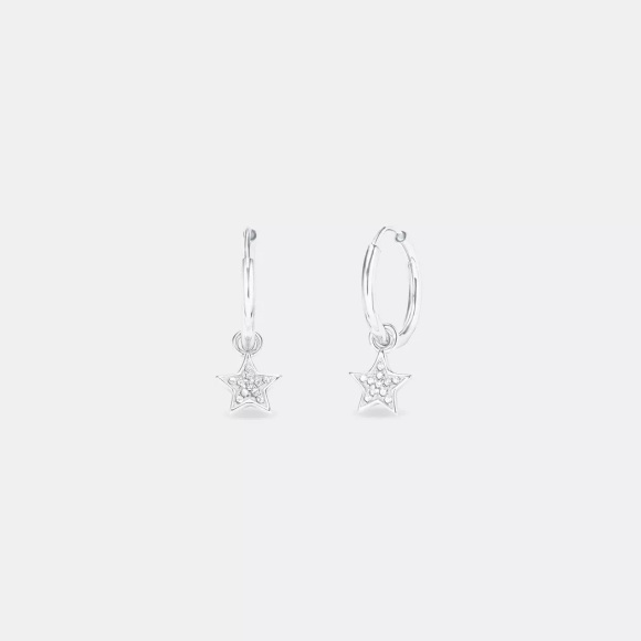 Amor Creolen Damen Silber ONE SIZE