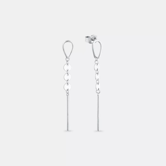 Amor Ohrhänger Damen Silber ONE SIZE