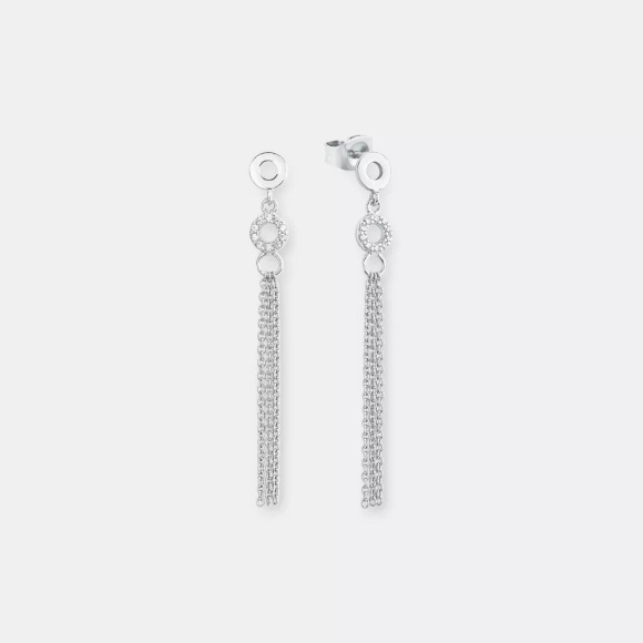 Amor Ohrhänger Damen Silber ONE SIZE