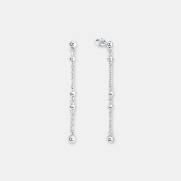 Amor Ohrhänger Damen Silber ONE SIZE