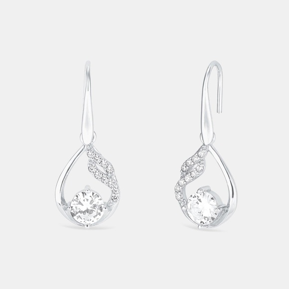 Amor Ohrhänger Damen Silber ONE SIZE