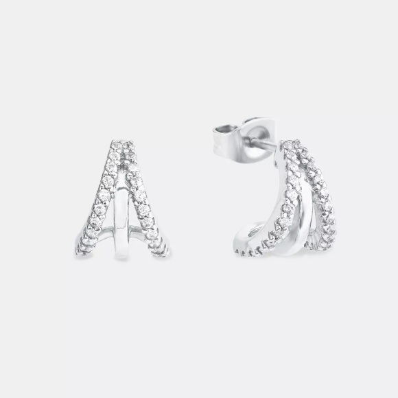 Amor Ohrstecker Damen Silber ONE SIZE
