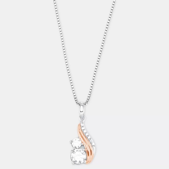 Amor Set Damen Silber 45cm