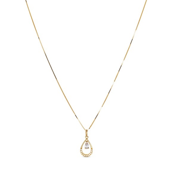 Collier Kurz Damen Transparent 42