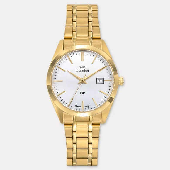 Richelieu Analoguhr Damen Gold 31mm