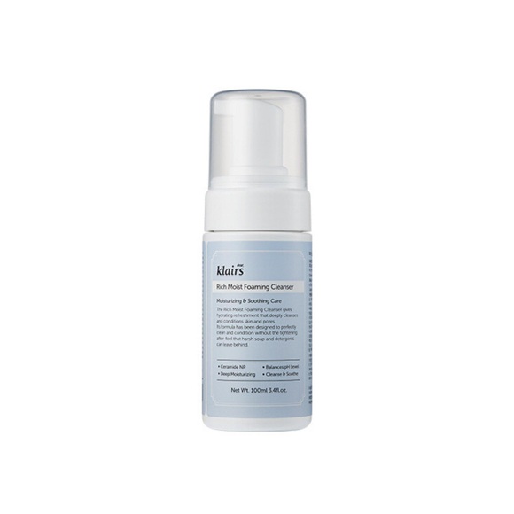 Klairs Rich humide Foaming Cleanser 100 ml (nettoyants pour le visa...