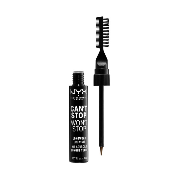 NYX Professional Makeup Augenbrauen NYX Professional Makeup Augenbrauen Can’t Stop Won’t Stop Longwear Brow Ink Kit Augenbrauengel 26.0 gram