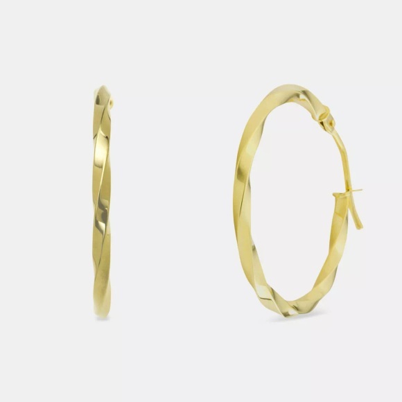 Amor Creolen Damen Gelbgold ONE SIZE