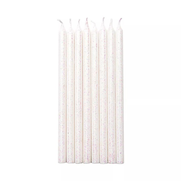 PAPER POETRY - Kerze yey - Naturstoff - weiss