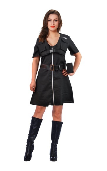 Andrea Moden Damen Kostüm für Damen SWAT-Girl 44-46