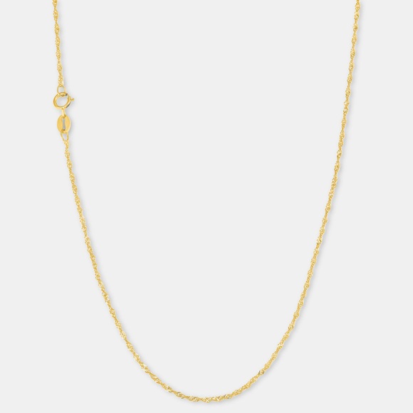 Amor Halskette Damen Gelbgold 42cm