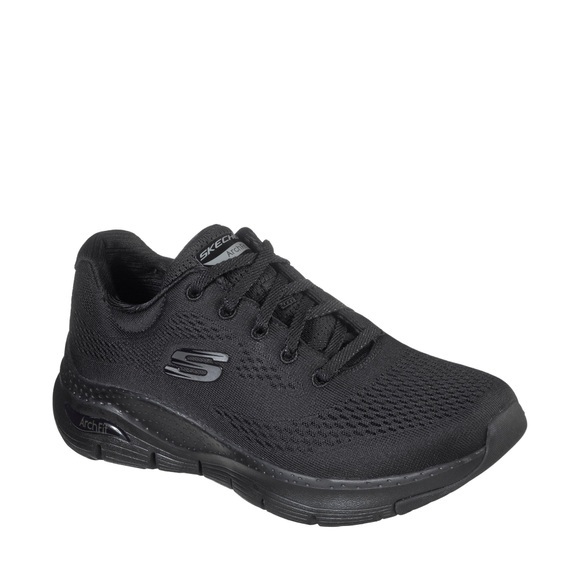 Skechers Arch Fit Damen Sneaker Schwarz