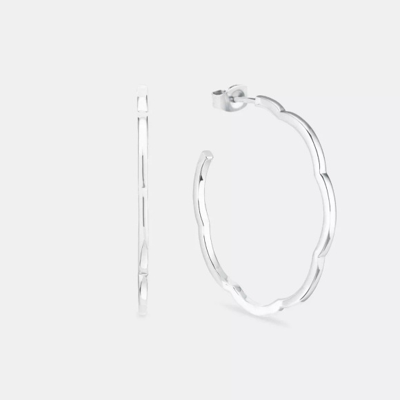 Amor Creolen Damen Silber ONE SIZE