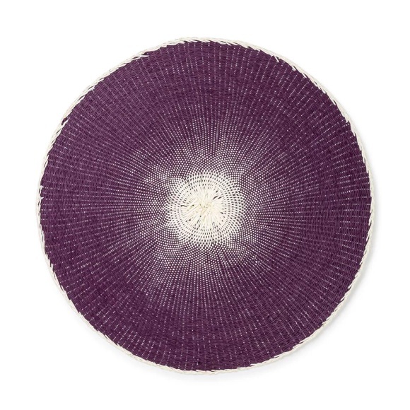 Manor Collections - Rundes Tischset, 38CM rotondo, Bordeaux