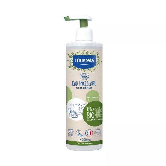 Mustela Bio Mizellenwasser Parfümfrei Damen 400ml