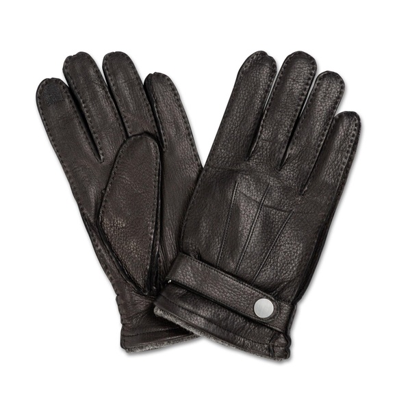 Lederhandschuhe Herren Schwarz L/XL