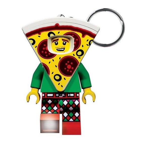 52923 Pizza Key Light Schlüsselanhänger mit Taschenlampe Multicolor