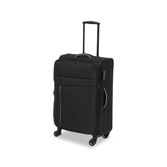 Weichschalenkoffer, Spinner Unisex Black 68cm