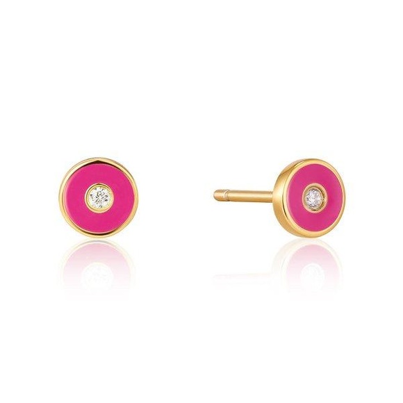 ANIA HAIE Ohrstecker Damen Gold 5mm