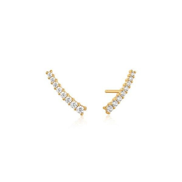 ANIA HAIE Ohrstecker Damen Gold 14mm