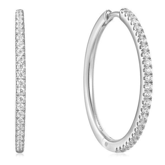 ANIA HAIE Creolen Damen Silber 23mm