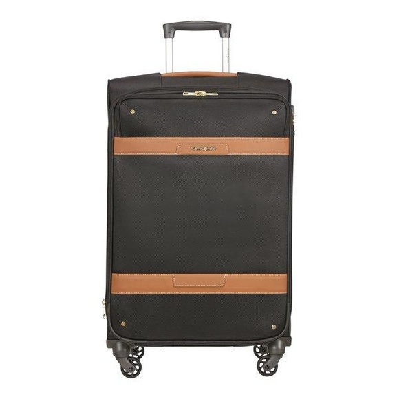 Weichschalenkoffer, Spinner Unisex Black 69cm