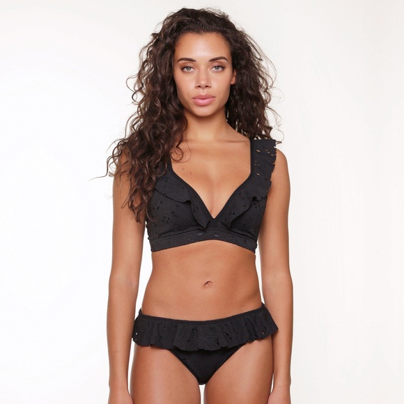 Bikini Oberteil Damen Black C/36