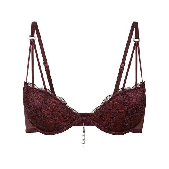 LASCANA Push-up-BH, mit extravagantem Glitzeraccessoire