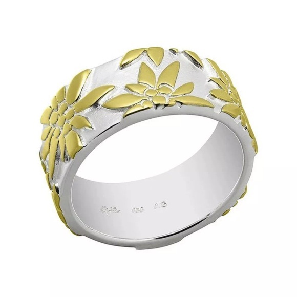 Swiss Edelweiss Ring Damen