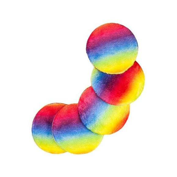 Rainbowpads - Make-up Entferner Pads Set Damen Multicolor 5 Pezzi