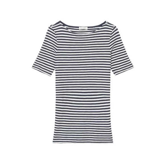 Gestreiftes T-Shirt slim