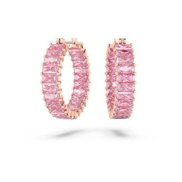 Creolen Damen Roségoldfarben ONE SIZE