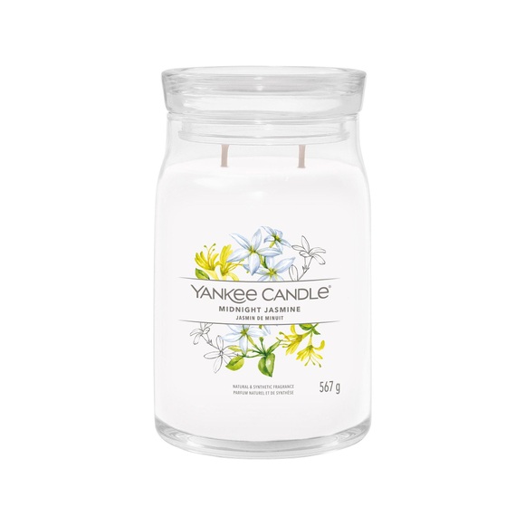 Yankee Candle Signature Duftkerze Midnight Jasmine Signature Large Jar
