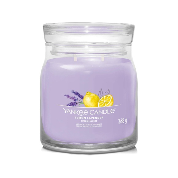 Yankee Candle Signature Duftkerze Lemon Lavender Signature Medium Jar