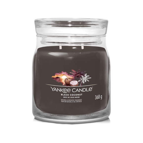 Yankee Candle Signature Duftkerze Black Coconut Signature Medium Jar
