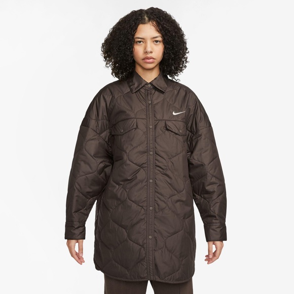 Jacke Mit Reissverschluss Damen Braun M