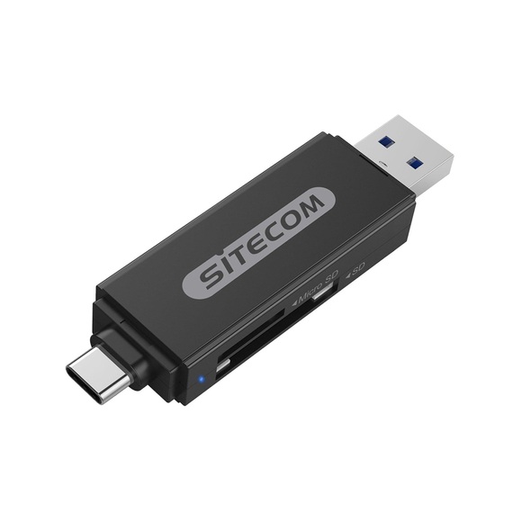 SITECOM Dual USB Card Reader MD-067 USB-C & USB-A
