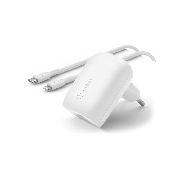 Belkin BOOST CHARGE Wall Charger - Netzteil - PPS Technology - 30 Watt - 3 A - PD 3.0 (USB-C)
