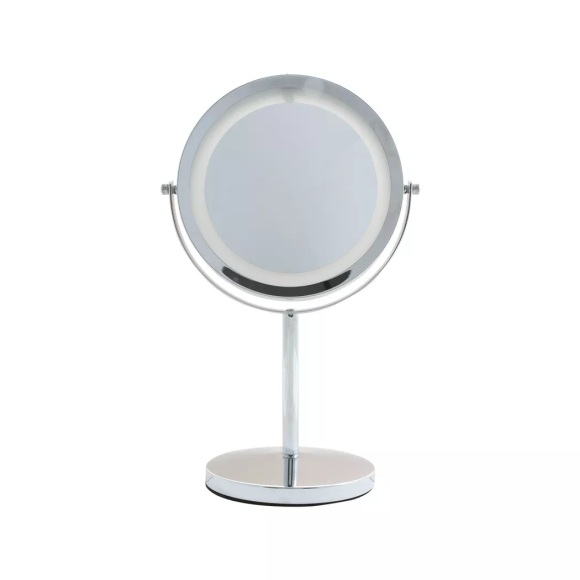 Led Make-up Spiegel Silber Damen