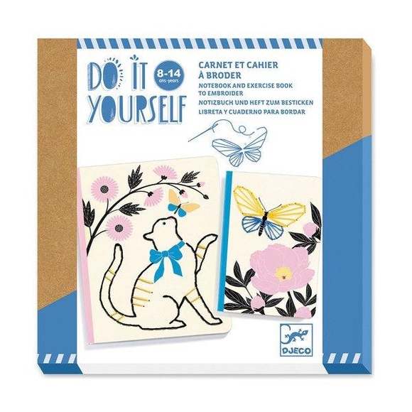 Djeco Hefte-Bastelset DO IT YOURSELF - GARTEN DER POESIE in bunt