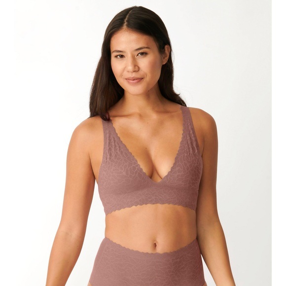 Bralette Damen Braun Naturel L