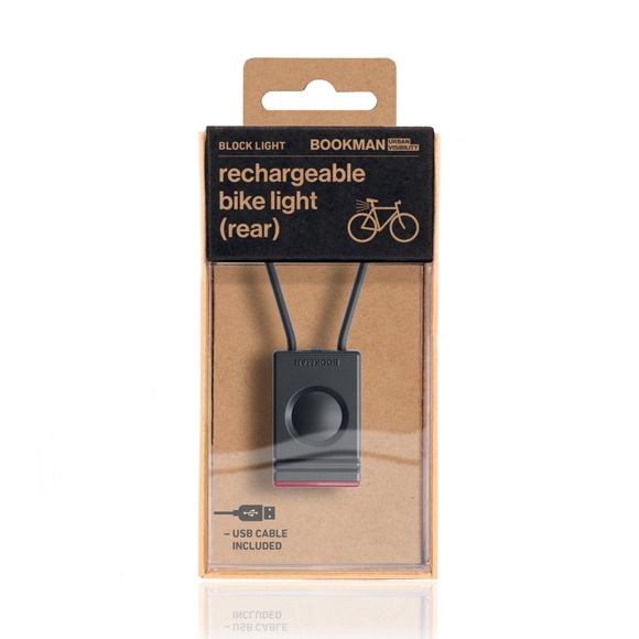 Fahrrad-Rücklicht Schwarz
