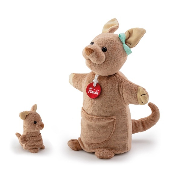 TRUDI PUPPETS & BABY Handpuppe & Baby Känguru