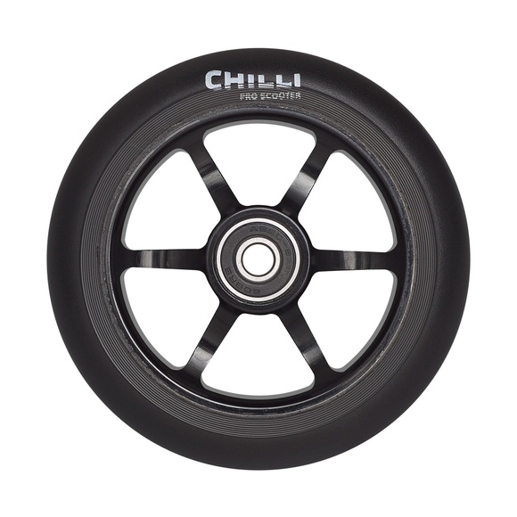 Scooter Ersatzrad Unisex Schwarz 110 mm
