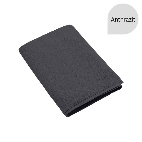 FISCHBACHER - Badetuch DREAMPURE - anthrazit - Baumwolle - 120cm/180cm