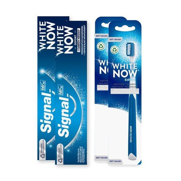 White Now Zahnpasten Und Zahnbürten Duo Bundle Damen 2x75ml / 2 Stück
