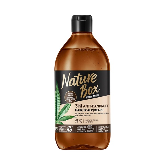 3in1 Anti-schuppen Shampoo Hanfsamen-öl Damen 385ml