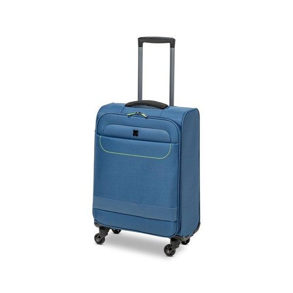 Weichschalenkoffer, Spinner Unisex Blau 55 CM