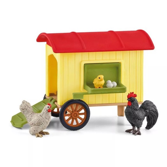 Schleich - 42572 Hühnerstall, Multicolor